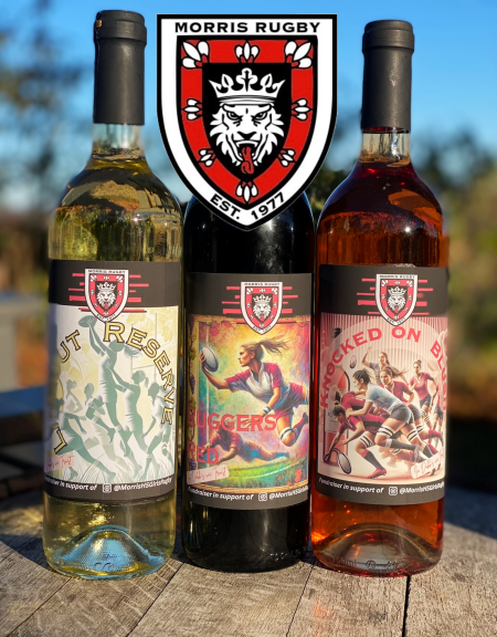 Morris Girls Rugby Custom Labeled Wine Collection Fundraiser