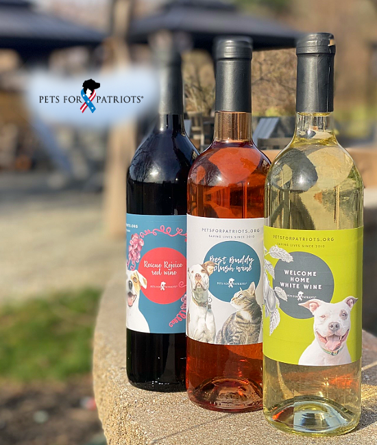 Pets For Patriots Wine Collection at Old York Cellars