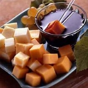 Malbec Fondue with Cheese Recipe