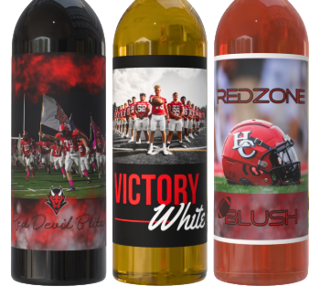 HC Football Booster Club 3 Bottle Wine Collection