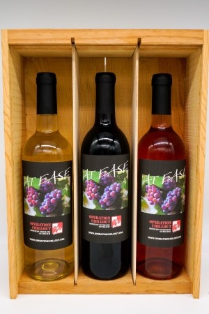 OPERATION CHILLOUT At Ease Three Bottle Wine Collection with Gift Box