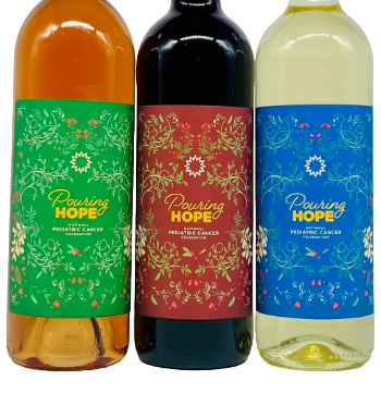 National Pediatric Cancer Foundation 3 Bottle Wine Collection