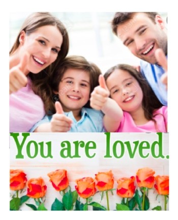 Social Distance You Are Loved, Photo Label