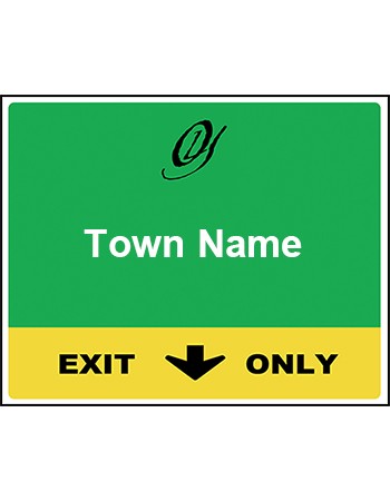 Exit Sign Label - 
