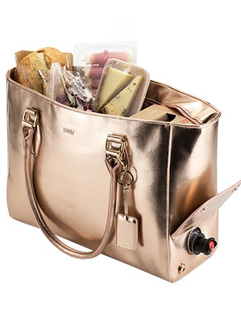 Wine Purse with Spout - Gold