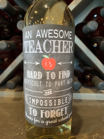 An Awesome Teacher is Hard To Find Custom Label