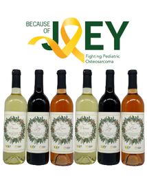 Because of Joey 6 Bottle Joy, Peace & Love Wine Collection