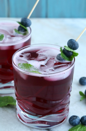 Blueberry Wine Spritzer