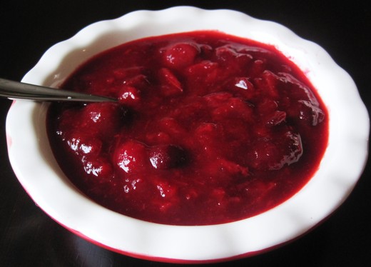 Cranberry Cherry Syrah Sauce