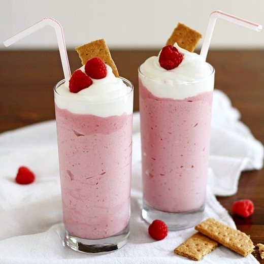 Raspberry Blush Wine Cheesecake Milkshake